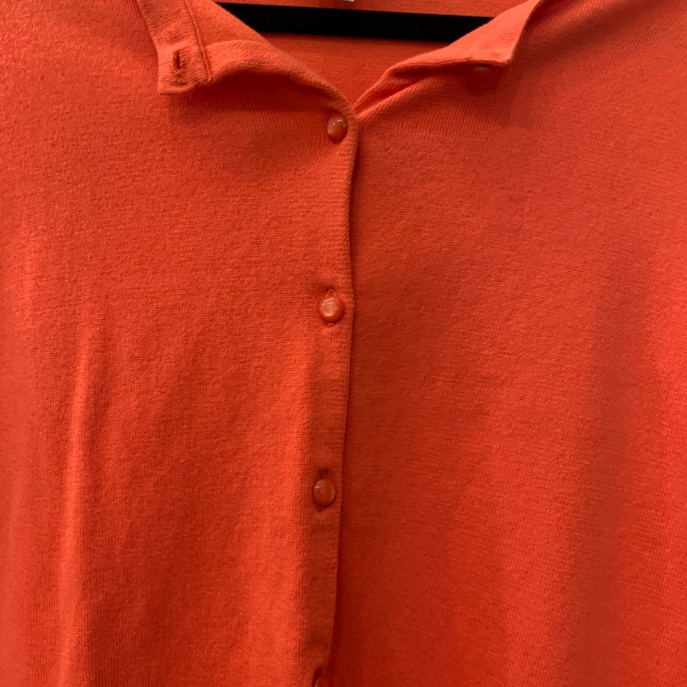 Soft Stretchy Pima Cotton Button Front Cardigan Sweater - Picture 5 of 13